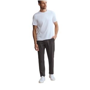 Rhône Mens Boathouse Cargo Black Sand Oxford Size Large